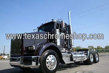 kenworth t800 bumper chrome texas