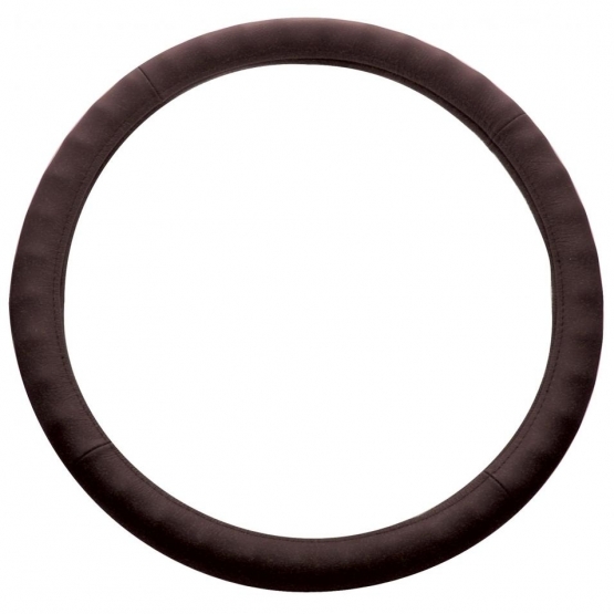 18" Steering Wheel Cover Dark Brown Texas Chrome Shop