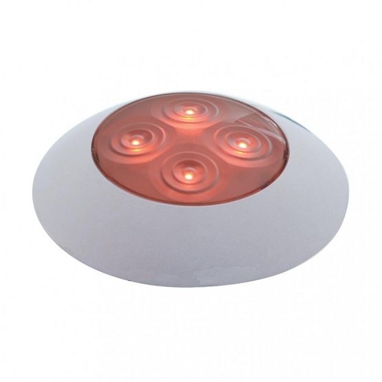 ROOF Light LED (Round) - Red - Laser Etched 5-Pin Double Pole Single Throw Maintained ON-Off DPST Toggle Switch 20A 12V 並行輸入品 : NHHEO 24LED Round Car Top Lamp Red Emergency Flashing