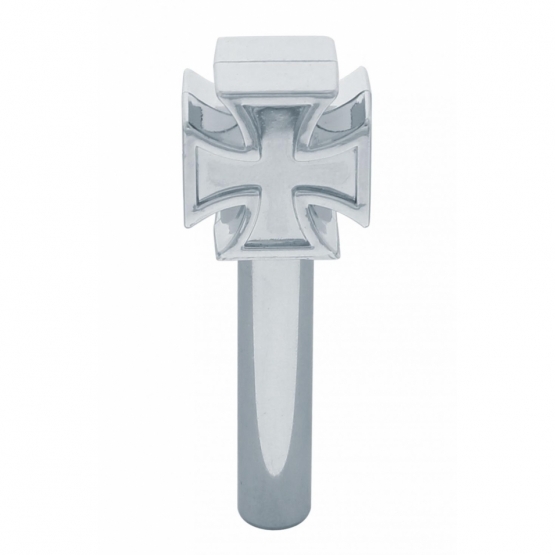 Iron Cross Door Lock Knobs Texas Chrome Shop