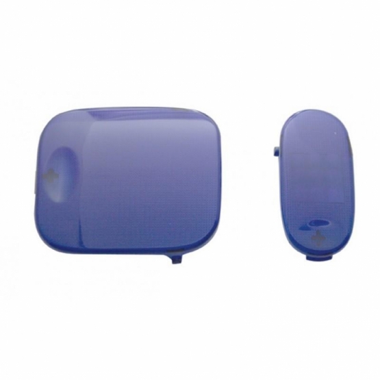 2006+ Freightliner Dome Light Lens Blue Texas Chrome Shop