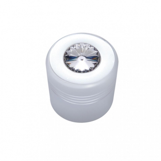 Glove Box Knob Cover Clear Diamond Texas Chrome Shop